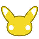 Fichier:Icône Pokémon Let's Go, Pikachu HOME.png
