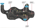 Plan du Tunnel Taupiqueur dans Pokémon Soleil et Lune.