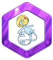 Un badge de Pokémon légendaire