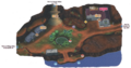 Plan de la Route 13 dans Pokémon Ultra-Soleil et Ultra-Lune.
