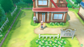 La maison du joueur dans Pokémon : Let's Go, Pikachu et Let's Go, Évoli.