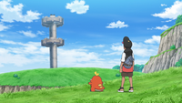 Une Tour d'Observation dans La série : Pokémon, les horizons.