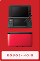 La Nintendo 3DS XL de couleur Rouge.
