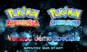 Pokémon ROSA Version démo spéciale - Écran titre.png