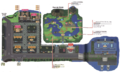Plan du Parc de Malié et de Malié dans Pokémon Ultra-Soleil et Ultra-Lune.