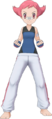 La tenue canonique de Mélina dans Pokémon Masters EX.