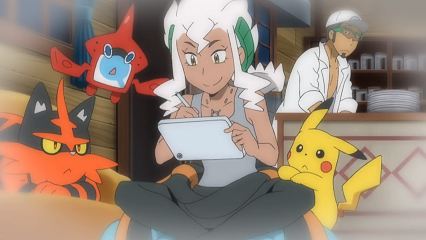 Fichier:SL092 - Matoufeu, Motisma-Dex et Pikachu de Sacha (Flash-back).png