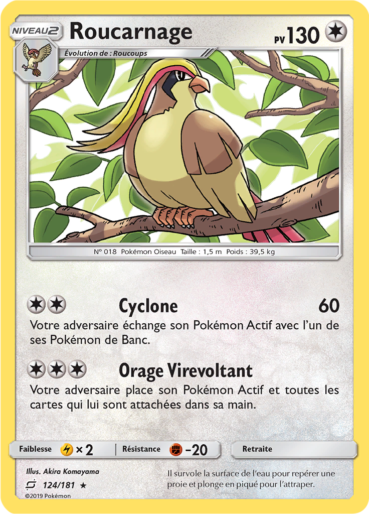 Roucarnage pokemon go