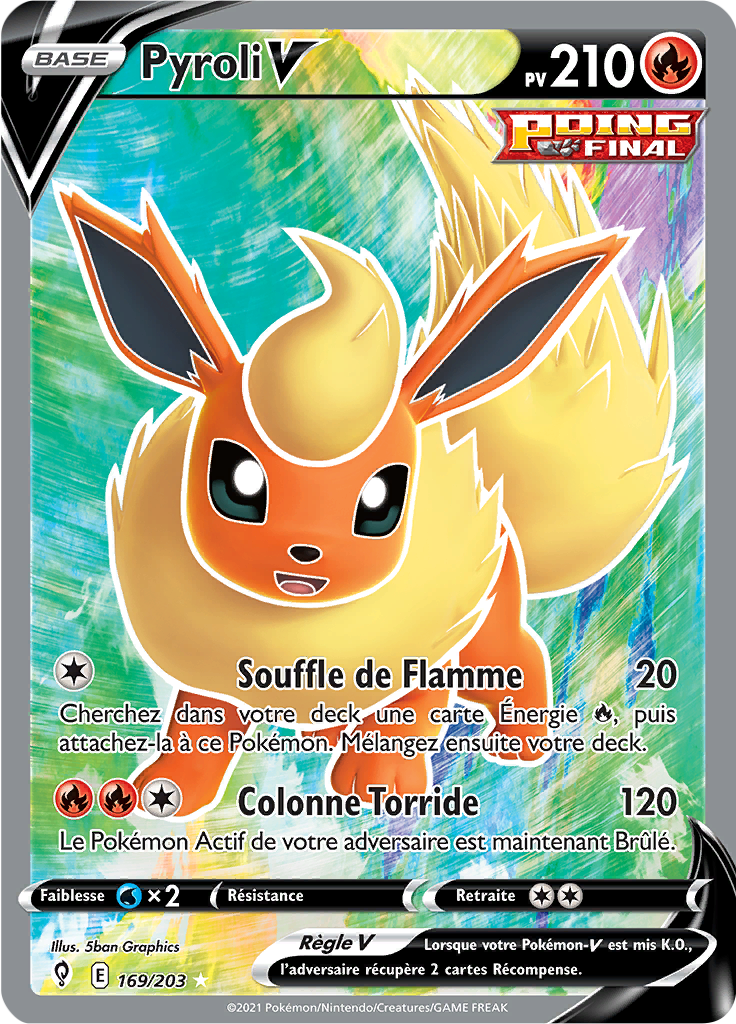 Pyroli-V (Épée et Bouclier Évolution Céleste 169) — Poképédia