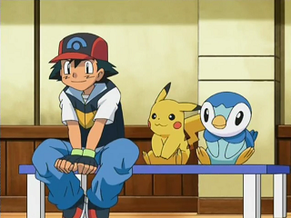 Fichier:DP125 - Pikachu de Sacha et Tiplouf d'Aurore.png