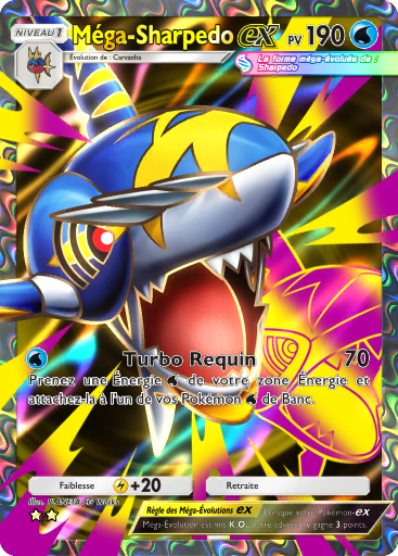 Méga-Sharpedo-ex (Domination Céleste 182)