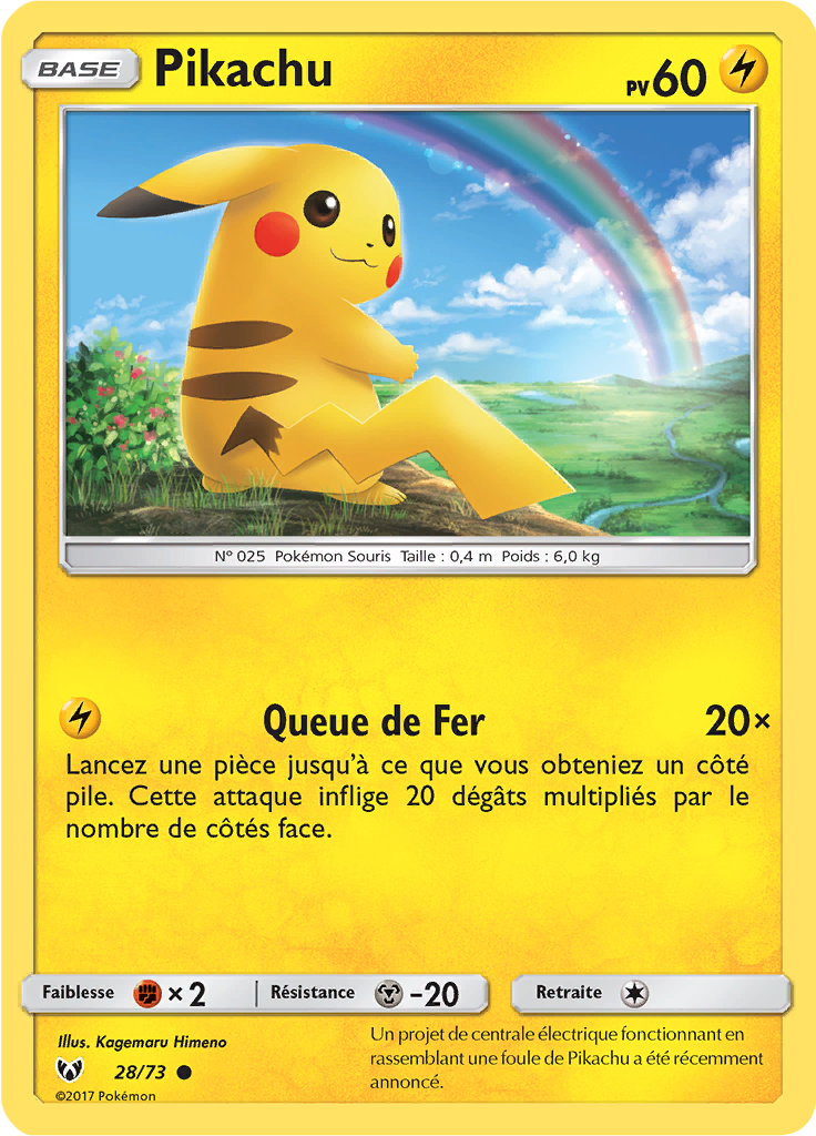 Carte Pokemon Pikachu Queue De Fer
