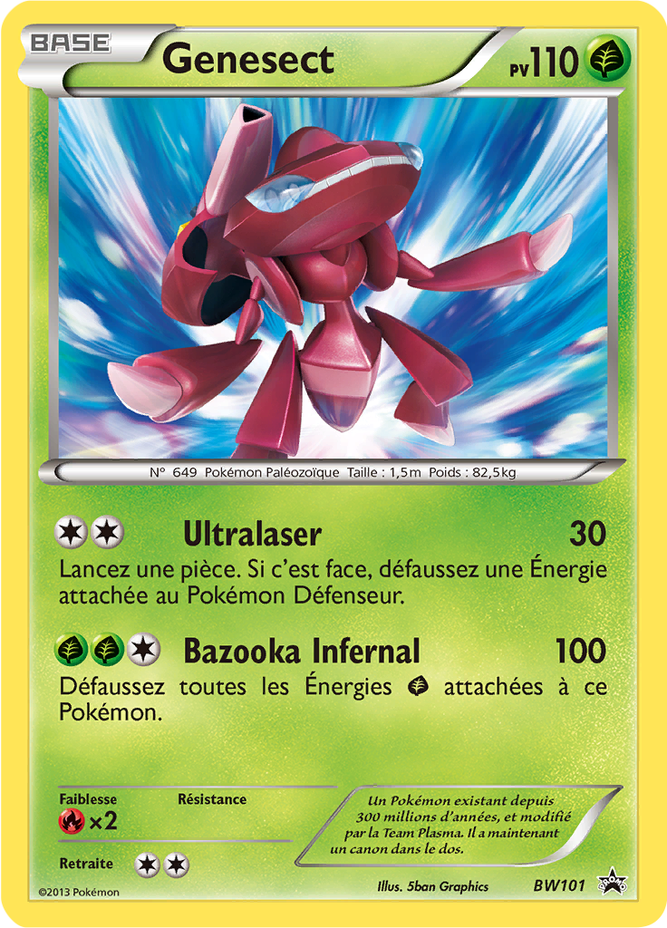 Genesect Promo Bw 101 Pokepedia