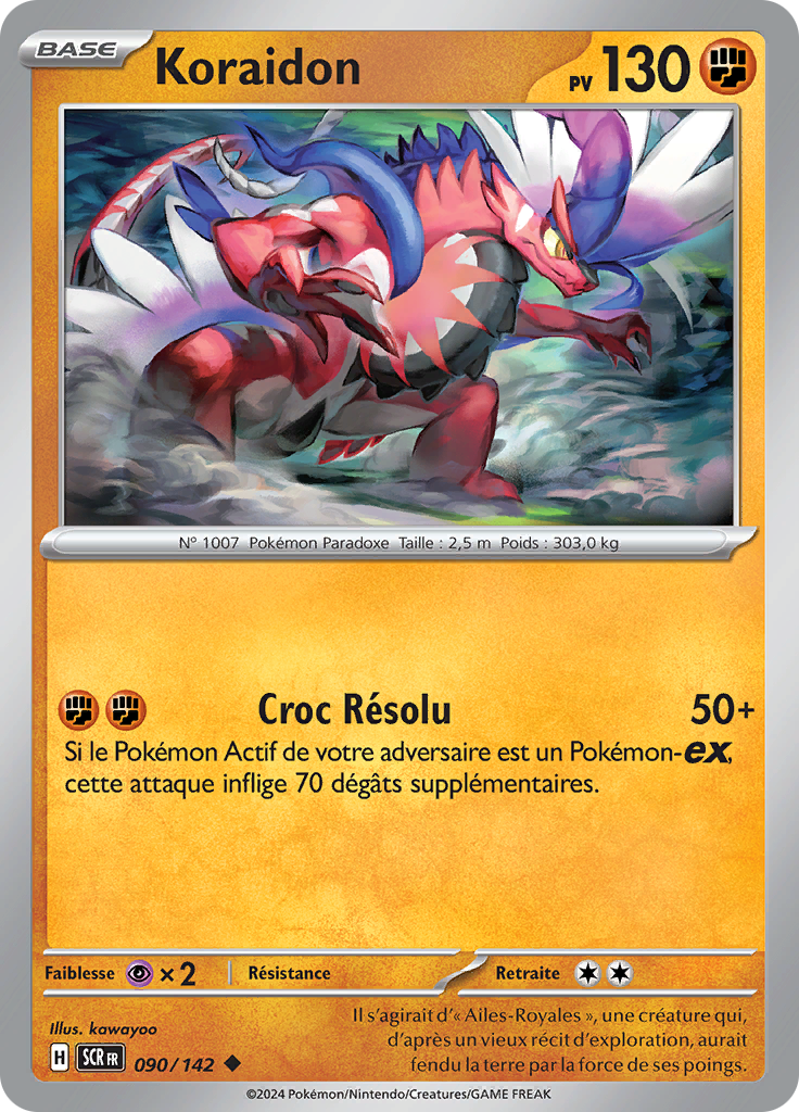 Koraidon carlate Et Violet Couronne Stellaire 090 Pok p dia koraidon-carlate-et-violet-couronne-stellaire-090-pok-p-dia