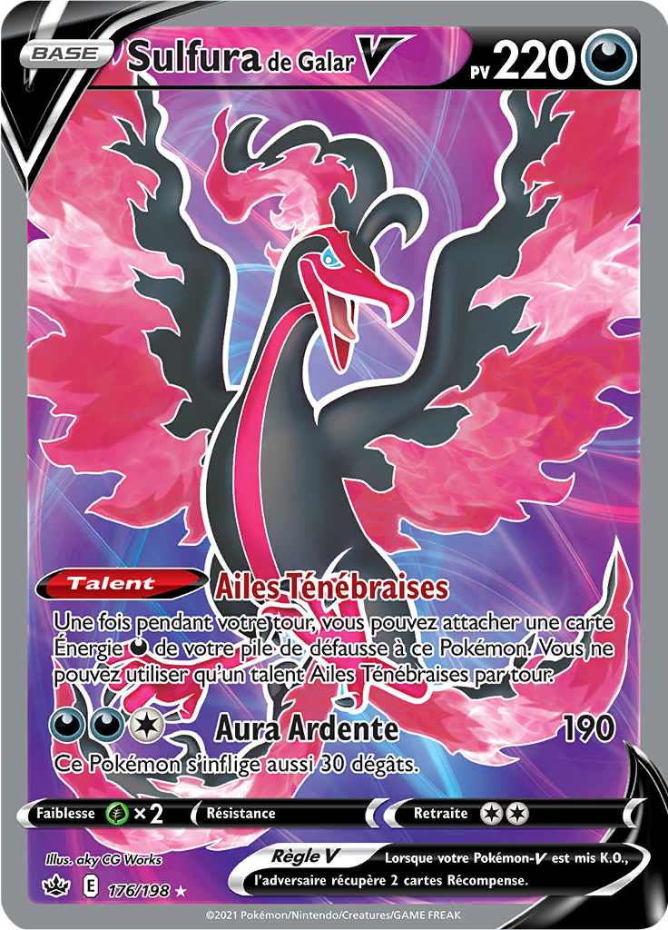 Sulfura de Galar-V (Épée et Bouclier Règne de Glace 176) — Poképédia