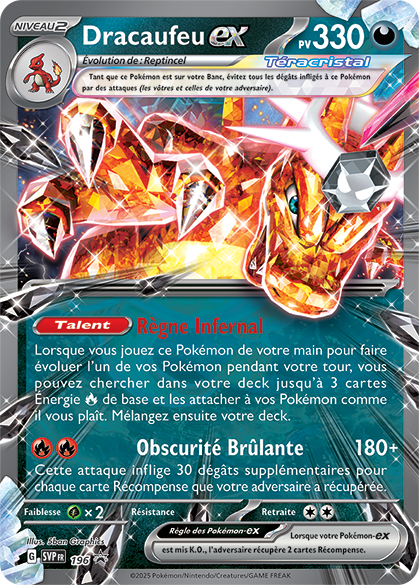 Dracaufeu-ex (Promo SV 196)