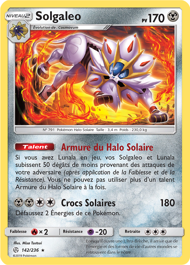 Solgaleo, PokéPédia