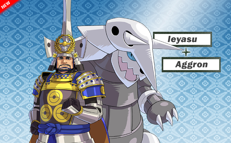 Fichier:Pokémon Conquest - Ieyasu et Galeking.png