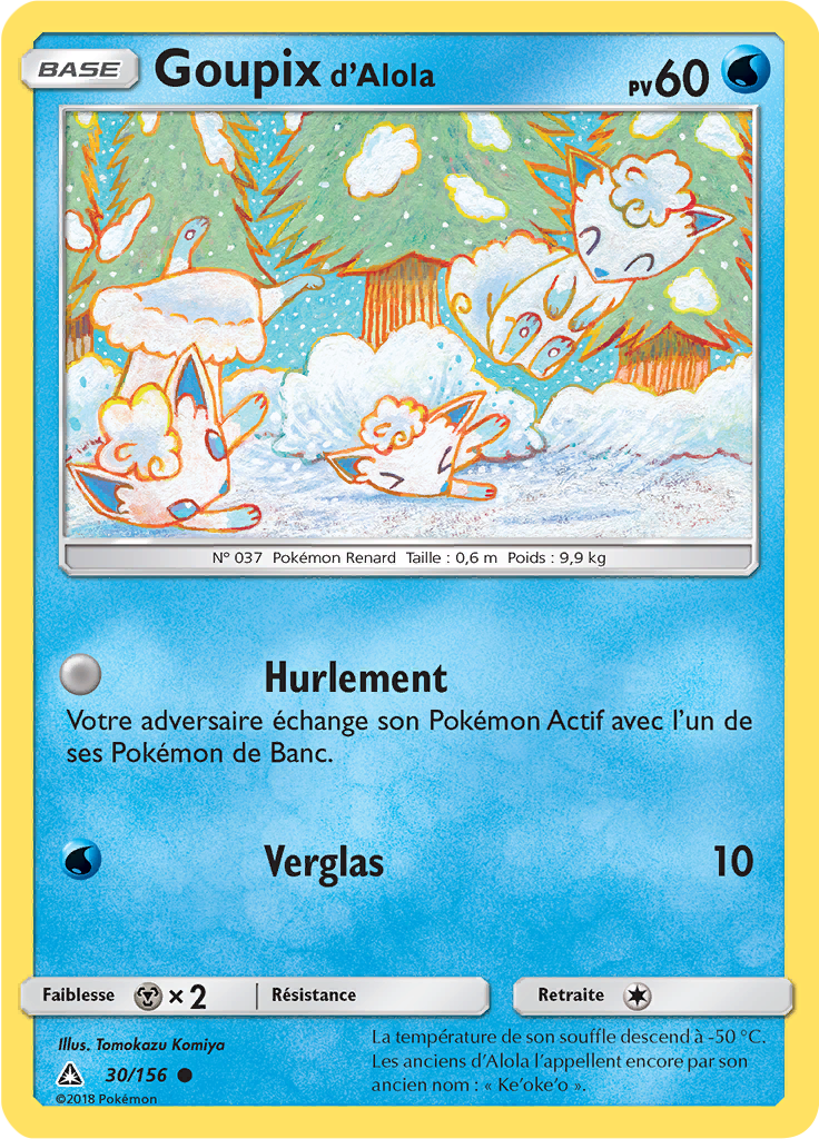 Goupix D Alola Soleil Et Lune Ultra Prisme 30 Pokepedia