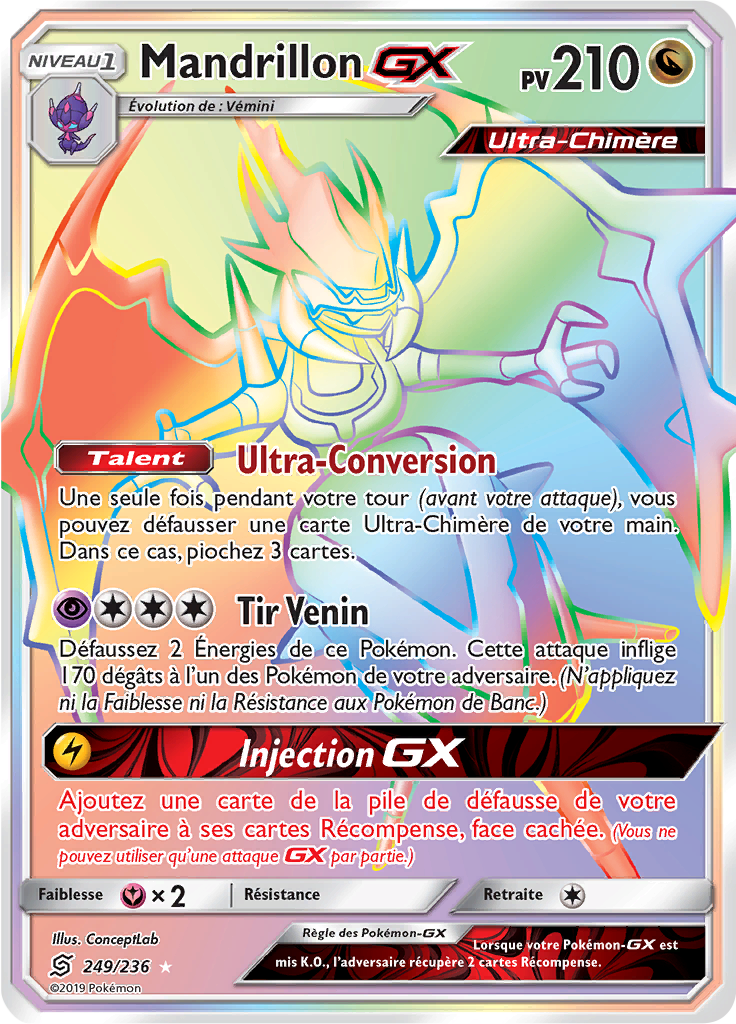 Mandrillon Gx Soleil Et Lune Harmonie Des Esprits 249 Pokepedia