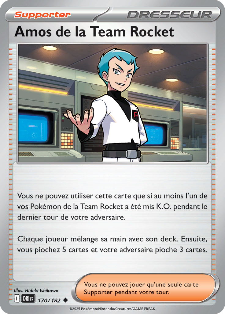 Amos de la Team Rocket (Écarlate et Violet Rivalités Destinées 170)