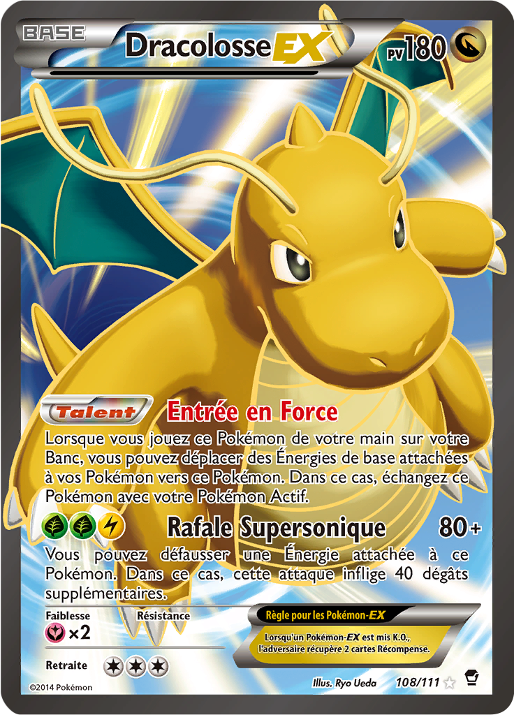 Dracolosse-EX (XY Poings Furieux 108) — Poképédia