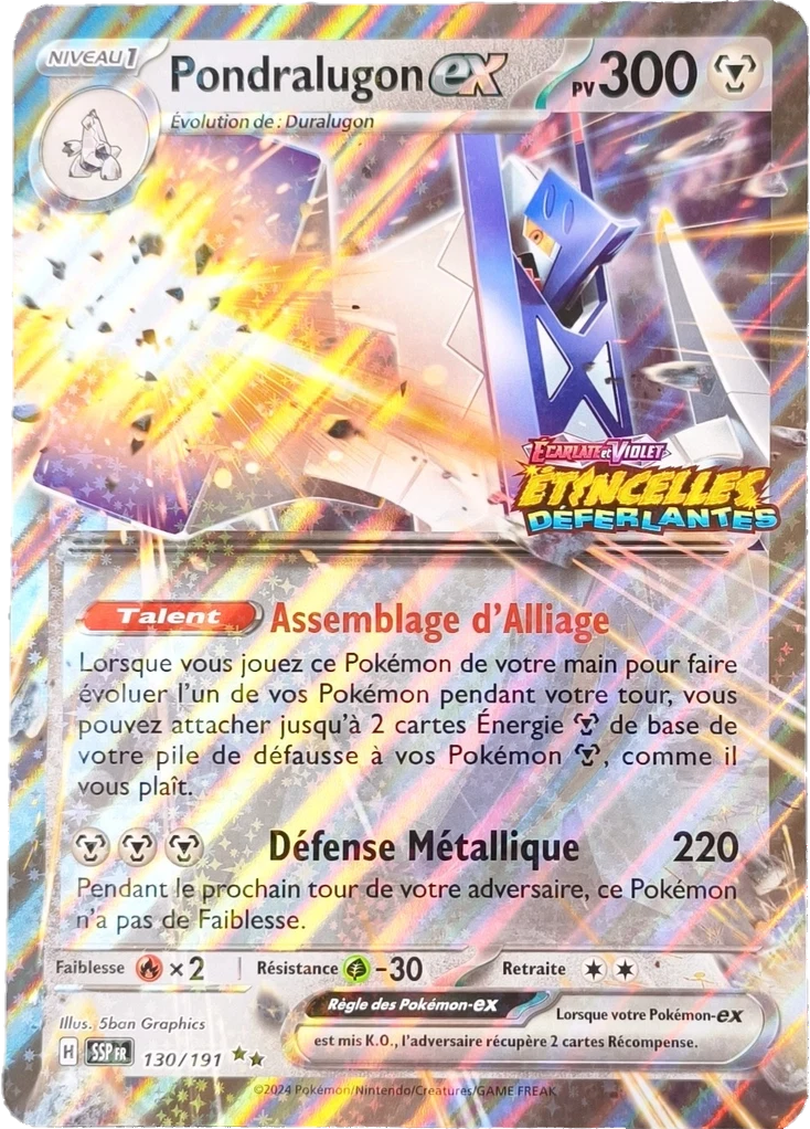 Pondralugon-ex (Écarlate et Violet Étincelles Déferlantes 130)