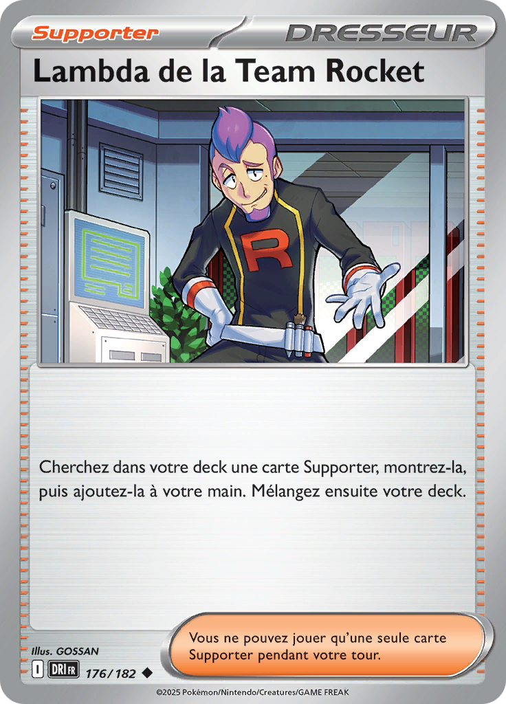 Lambda de la Team Rocket (Écarlate et Violet Rivalités Destinées 176)