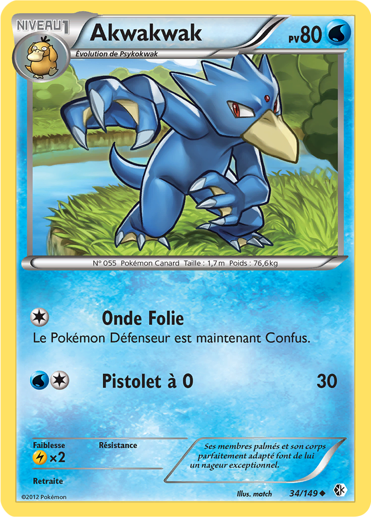 Akwakwak (Noir & Blanc Frontières Franchies 34) — Poképédia