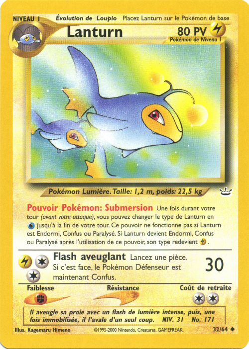 Lanturn Neo Revelation 32 Pokepedia Lanturn Neo Revelation 32 Pokepedia