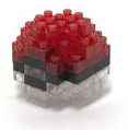 Fichier:Figurine Poké Ball translucide mini Nanoblock.png