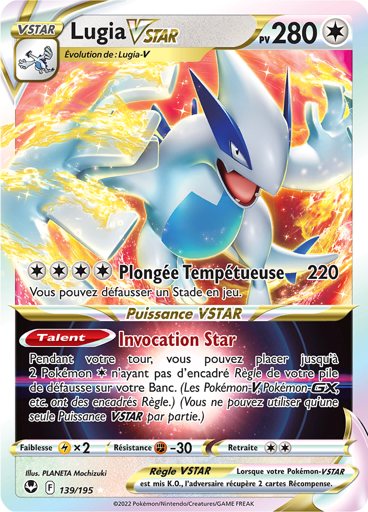 Lugia VSTAR p e Et Bouclier Temp te Argent e 139 Pok p dia