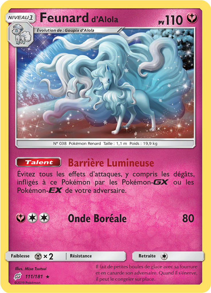 Feunard D Alola Soleil Et Lune Duo De Choc 111 Pokepedia