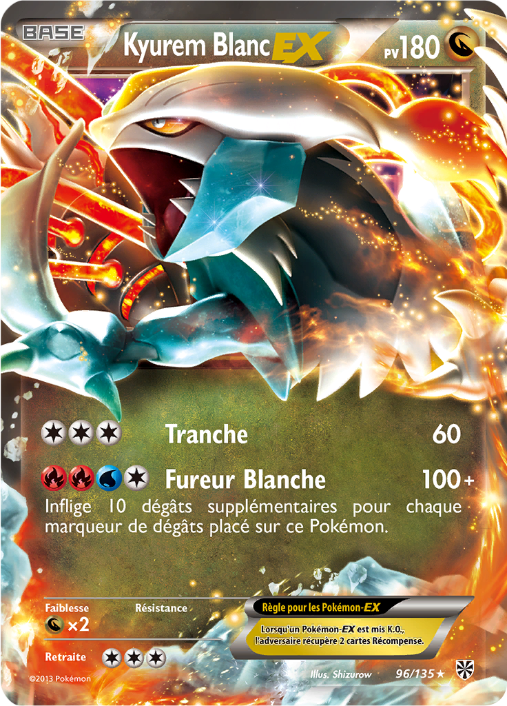 Kyurem BlancEX (Noir & Blanc Tempête Plasma 96) — Poképédia