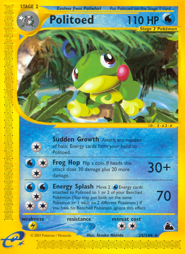 Politoed (Skyridge 25) — Poképédia