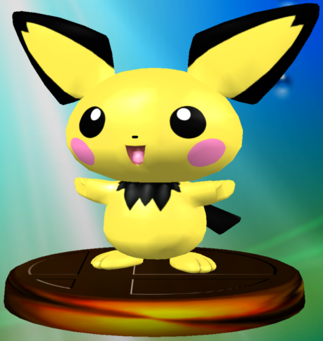 Fichier:Pichu Trophy Melee.png