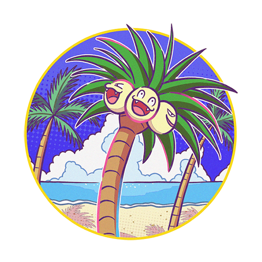 Fichier:Sticker Jours heureux (Noadkoko d'Alola) - GO.png
