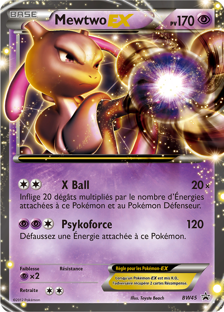 Cartes Pokémon - Boite Mewtwo-EX