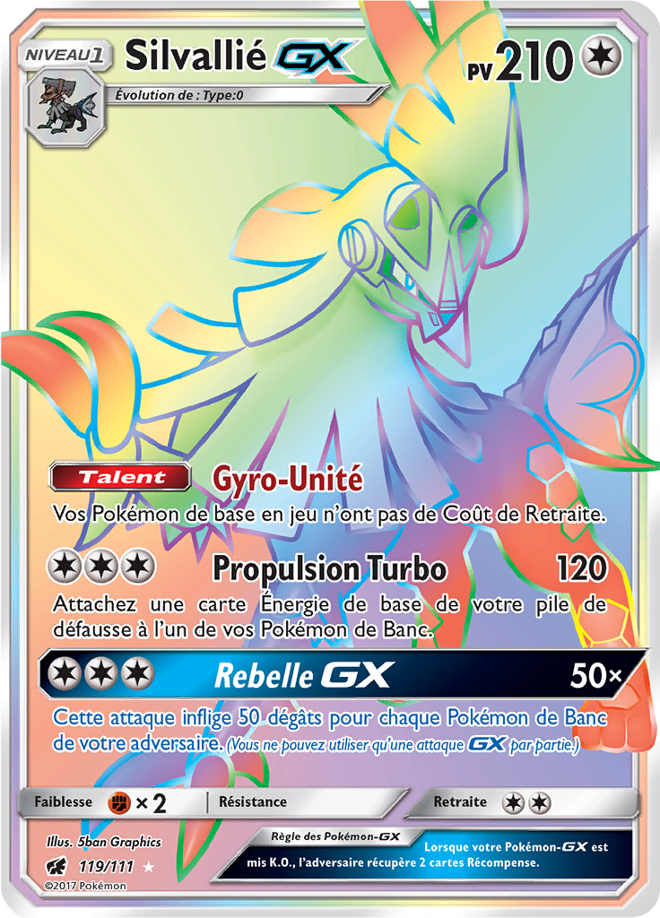 Silvallie Gx Soleil Et Lune Invasion Carmin 119 Pokepedia