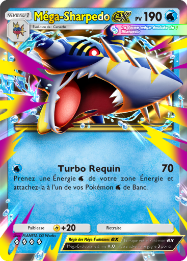 Méga-Sharpedo-ex (Domination Céleste 035)