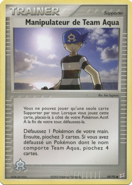 Manipulateur de Team Aqua (EX Team Magma VS Team Aqua 69)