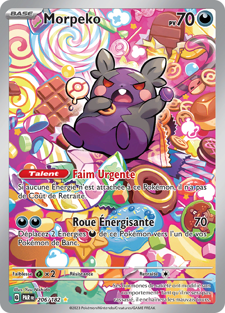 Morpeko (Écarlate et Violet Faille Paradoxe 206) — Poképédia