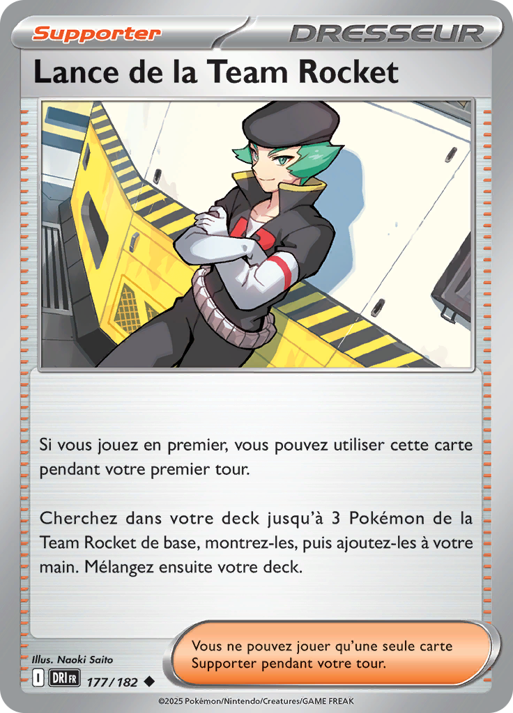 Lance de la Team Rocket (Écarlate et Violet Rivalités Destinées 177)