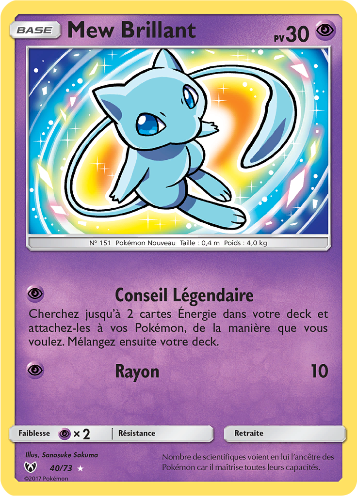 Mew Brillant L gendes Brillantes 40 Pok p dia mew-brillant-l-gendes-brillantes-40-pok-p-dia