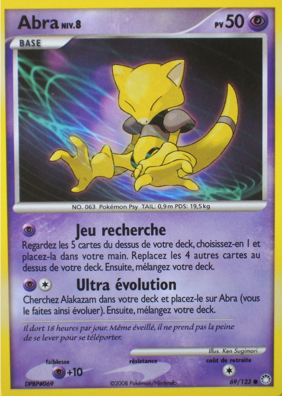 Abra (Diamant & Perle Trésors Mystérieux 69) — Poképédia