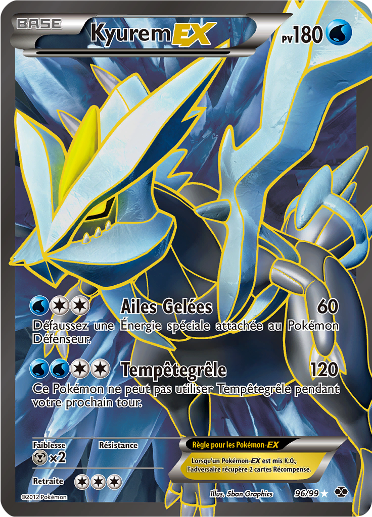 KyuremEX (Noir & Blanc Destinées Futures 96) — Poképédia