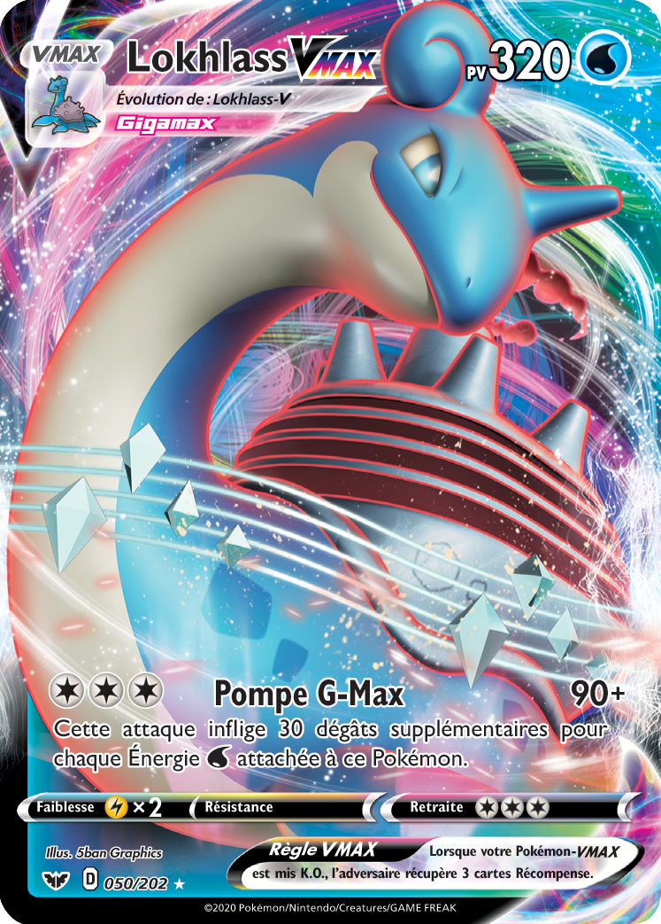 Lokhlass-VMAX (Épée et Bouclier 050) — Poképédia