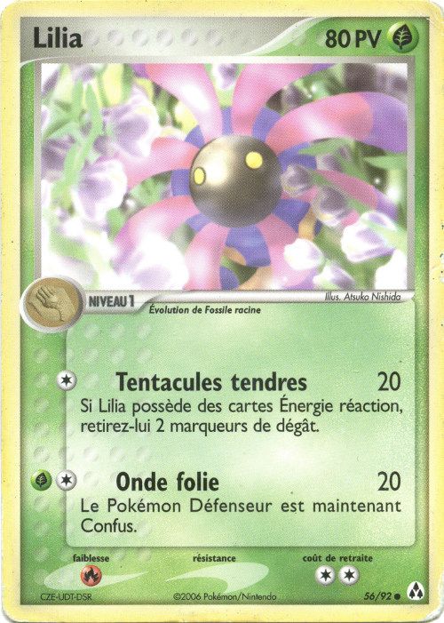 105/146 Carte Pokemon Française DP6:Eveil des Legendes Lilia 