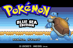 Fichier:Pokémon Blue Sea - Écran titre.png