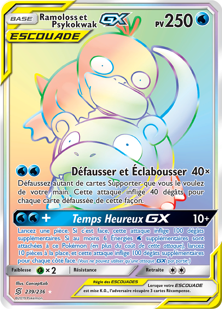 Ramoloss Et Psykokwak Gx Soleil Et Lune Harmonie Des Esprits 239 Pokepedia